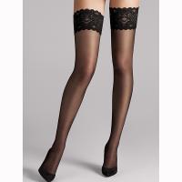 Wolford|21223|stay up|hold up|hosiery|black stay up|lace stay up|lace hold up|