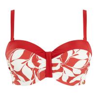 Panache Oasis bandeau bikini top botanical