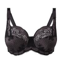 Clara|Panache|Ladies Bra|Lingerie|brand name lingerie|core|black lingerie|everyday|non padded|stretch lace|