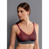 Anita|Active|Air Control|Sports Bra|5533|coral|anthracite|ladies gym wear|ladies sportswear|Pollard and Read