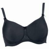 Pollard and Read|Rosa|Faia|Rosa Faia|Lace|Rose|Bra|5618|Black|Padded|Wire free|Mouided|smooth|Soft cup|Soft|Cup|Nylon|Polyester|