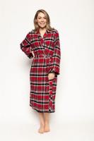 cyberjammies windsor brushed check wrap 9446 red