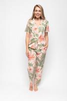 Cyberjammies sage floral print pj set