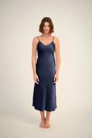 Ginia long nightdress 9617 Evening blue