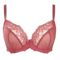 Panache ana plunge bra berry pink