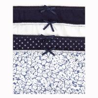 BF84|midi brief|Slenderella|navy|multi pack|cotton brief|comfort|fuller coverage|Pollard and Read