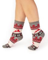 Slenderella bedsock red