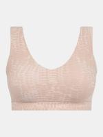 Soft stretch padded crop top