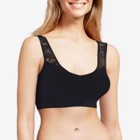 Chantelle soft stretch lace padded crop top