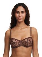 Chantelle fleurs balconette bra leopard