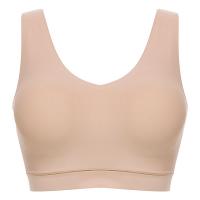 Chantelle|Soft|Stretch|Padded|Crop|Top|C16A10|Golden|Beige|