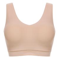 Chantelle|Soft|Stretch|Padded|Crop|Top|C16A10|Golden|Beige|