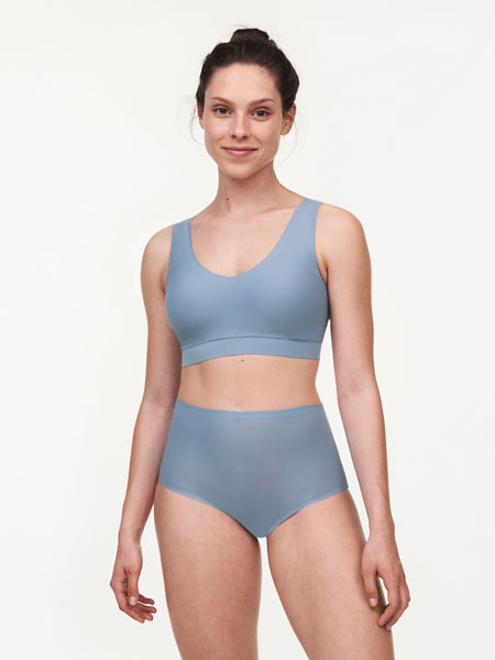 Chantelle soft stretch padded crop top new mist