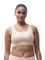 Chatelle soft stretch scoop neck bra ivory
