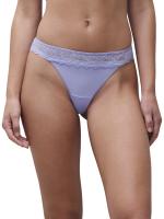 Chantelle floral touch tanga thistle