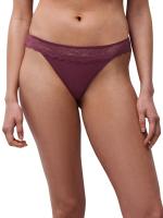 Floral touch thong