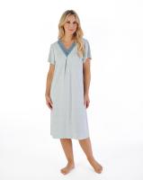 Slenderella leaf print nightdress