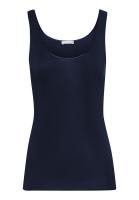 Hanro cotton seamless vet top navy