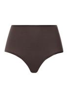 Hanro cotton semaless maxi brief dark mocha