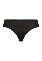 Hanro cotton seamless brief black