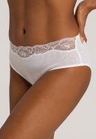 Hanro lace delight midi brief white