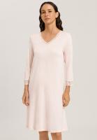 Hanro moments cotton nightdress crystal pink