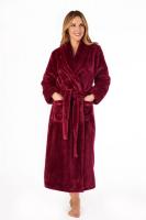 slenderella luxury wrap housecoat raspberry