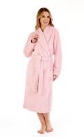 slenderella cosy housecoat pink