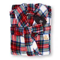 Ralph Lauren so soft robe red plaid