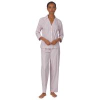 Ralph Lauren classic woven pj set pink stripe