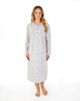 Nuisette Légère Slenderella En Coton Tissé - Motif Pois, Lanière Réglable, Rose/blanc, Neuve Avec étiquettes