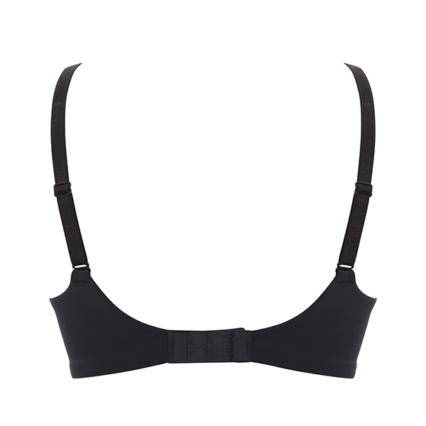 Porcelain|Elan|Panache|7327|Black|Black lingerie|moulded plunge|D+ lingerie|new in|