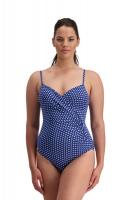 Quayside blue daisy wrap suit