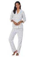 Ralph Lauren Holiday Fleece Pyjama set grey plaid