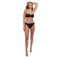 Gottex tutti frutti bandeau bikini top black XTT1B63