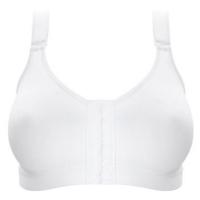 Pollard and Read|Anita|Sports Bra|Sports|Bra|White|Front Closure|Front|Closure|Front Fastener|Front|Fastener|Pre-shaped Cups|Pre-Shaped|Cups|Velcro|Adjustable straps|Straps|Cotton|Microfibre|Wire-free|Wireless|32B