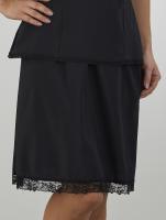 GL800|Slenderella|waist slip|ladies waist slip|skirt slip|petticoat|half petticoat|black petticoat|